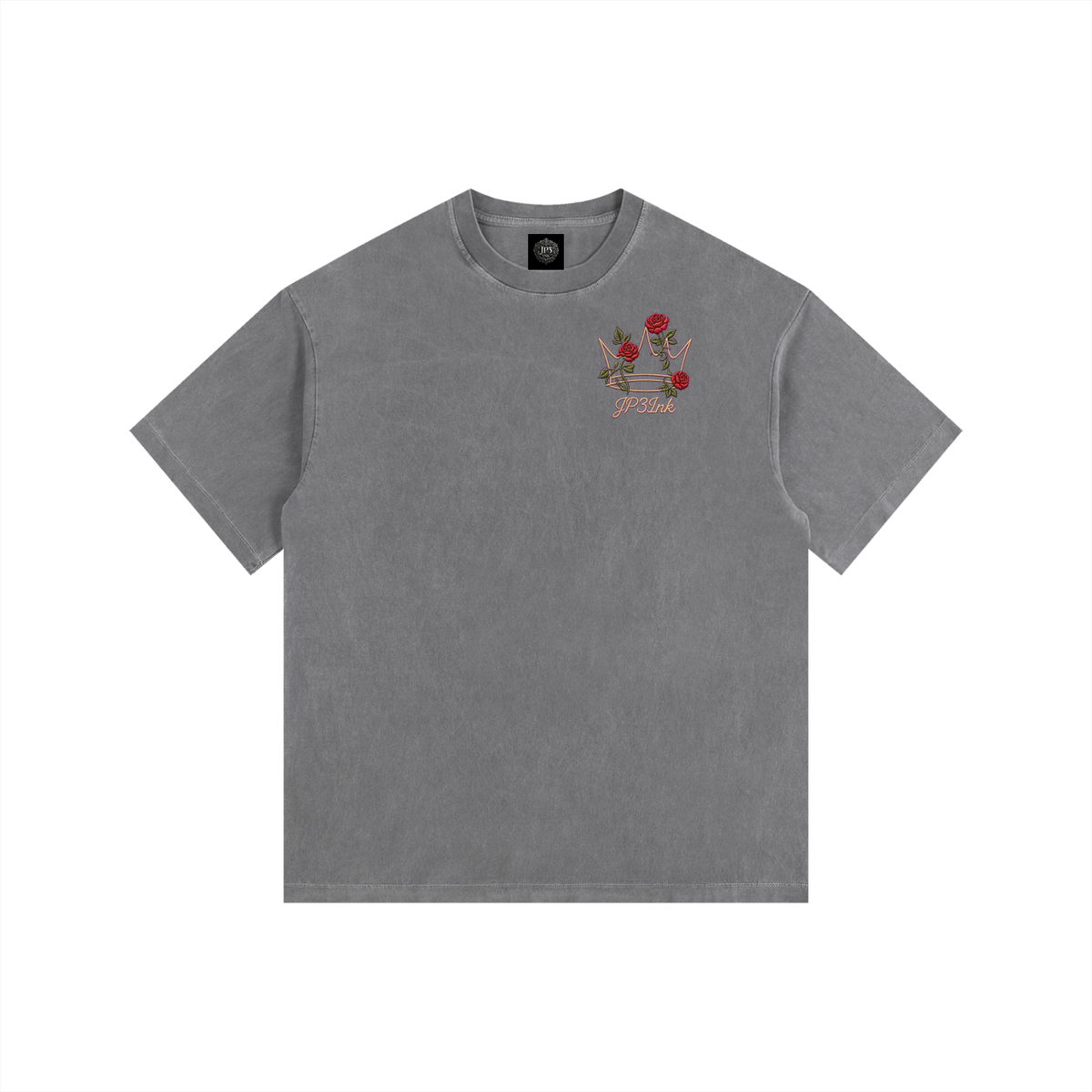 Royal Bloom Vintage Washed Oversized T-Shirt